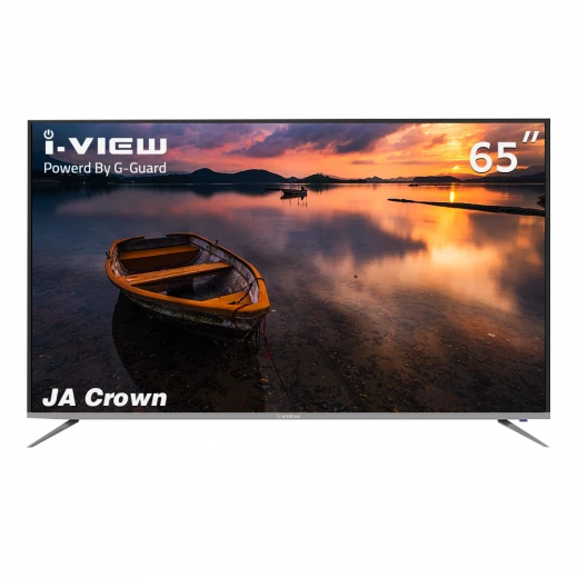 تلفزيون آي فيو 65 بوصة LED ذكي 4K UHD يعمل بنظام أندرويد، زاوية رؤية واسعة، أسود تلفزيون آي فيو 65 بوصة LED ذكي 4K UHD يعمل بنظام أندرويد، زاوية رؤية واسعة، أسود